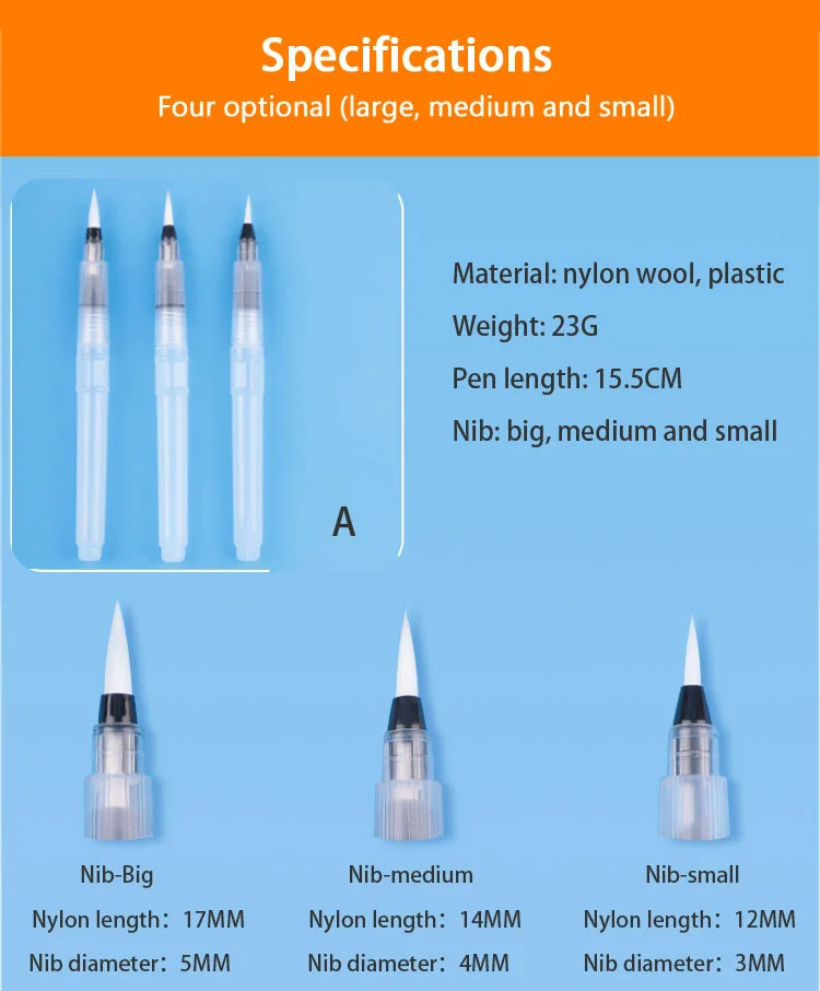 transparent pen tube