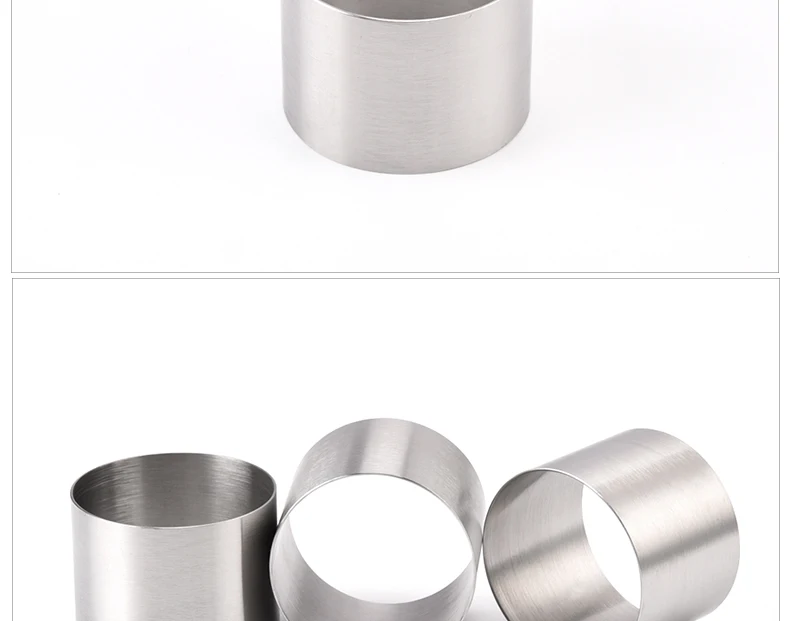 2" Stainless Steel Mini Mousse Cake Mould Ring / Baking Cake Mould Ring