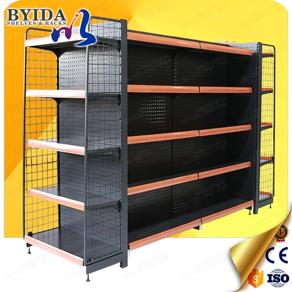 Doublesided Metal Supermarket Shelves Buy Supermarket Shelves,Supermarket Gondola Shelves