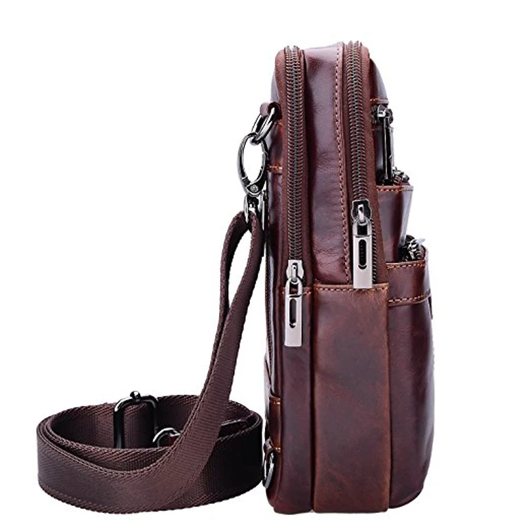 mens vintage leather shoulder bag