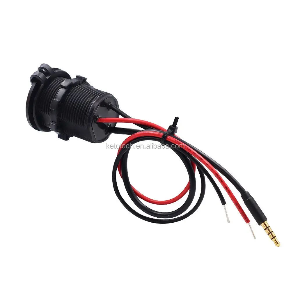 High Quality Car Audio Accessories 3.5mm Aux Socket And Usb Socket With