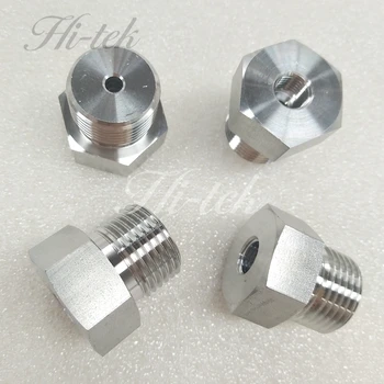 1/2 NPT Threaded 302 Stainless Bar Stock Counter Sunk Hex Plug SS160411302
