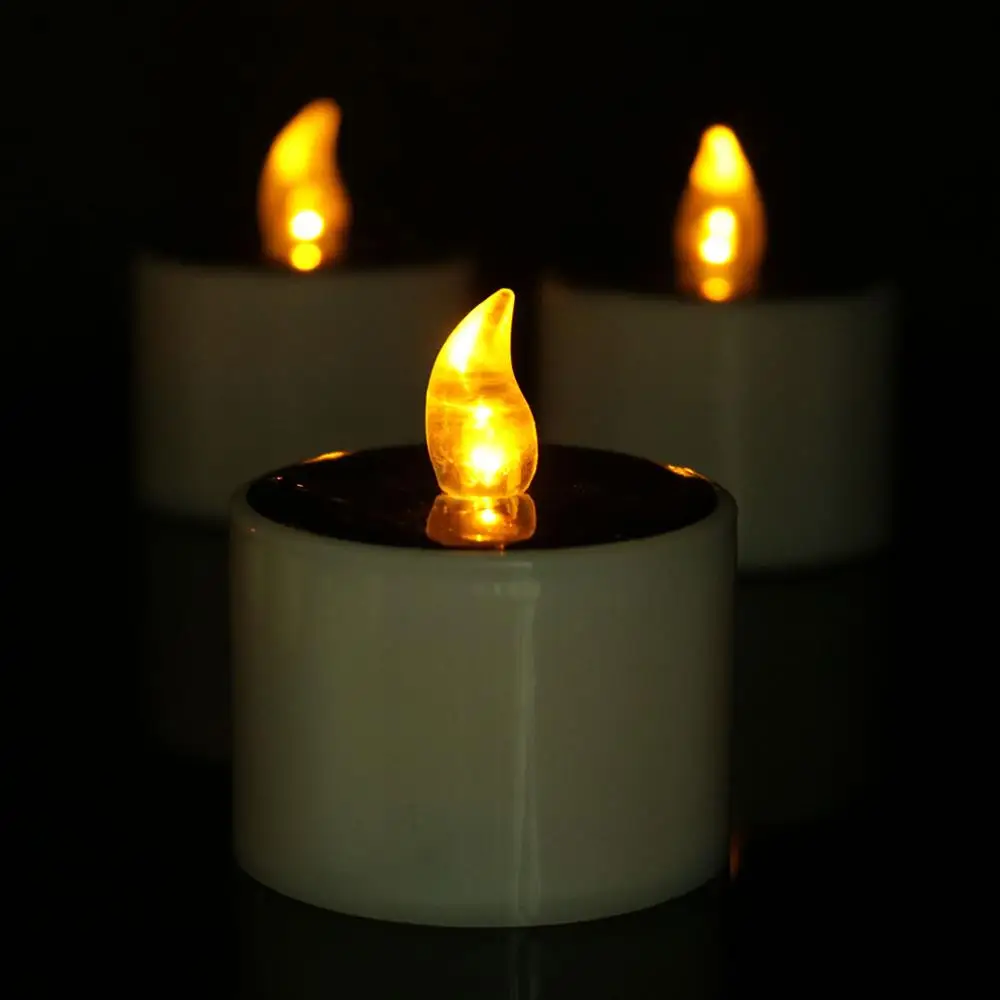 Simulated Solar Led Tealight Candle Home Decoration Flicker Tea Light
