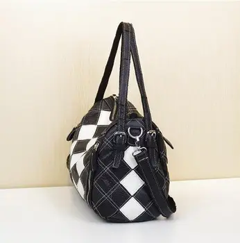 Online Ping Uk Style Best Ing Chic Contrast Color Pu Handbag Personalized Bag