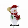 Merry Christmas Outdoor Decorations Santa Snowman Yard Stake