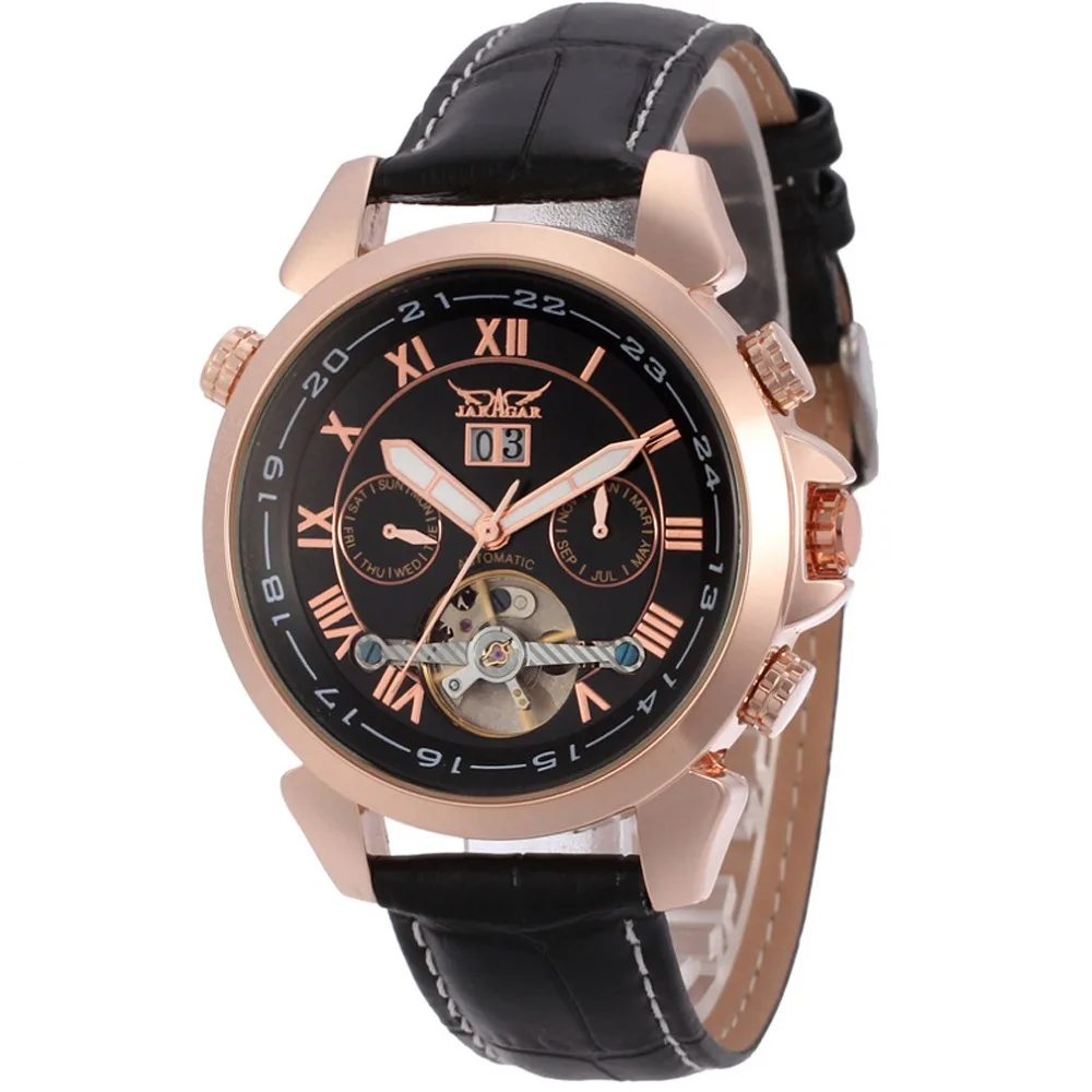 Express Hot Wrist Watches Men Luxury Brand Automatic Movement Saat,Gold