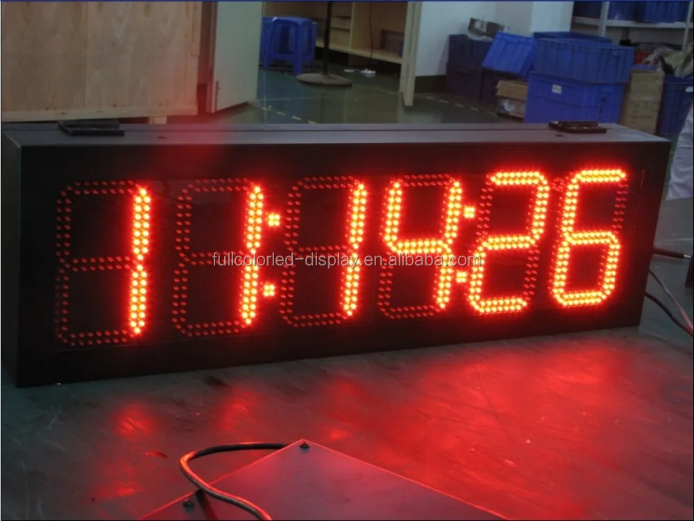 Led Time Temperature Sign/ Led Gas Station Display/ Large Outdoor