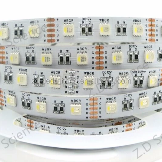 Cheap DC12V Cuttable White PCB High Lumen LED Flexible Strip Light 60leds Per Meter