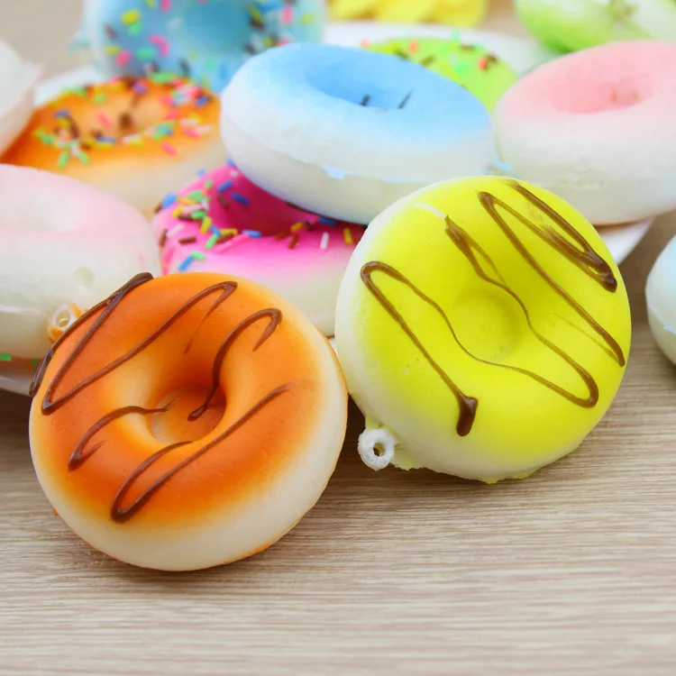 China Factory High Quality Soft Slow Rising Scented Stress Toys Mini Squishy Donut