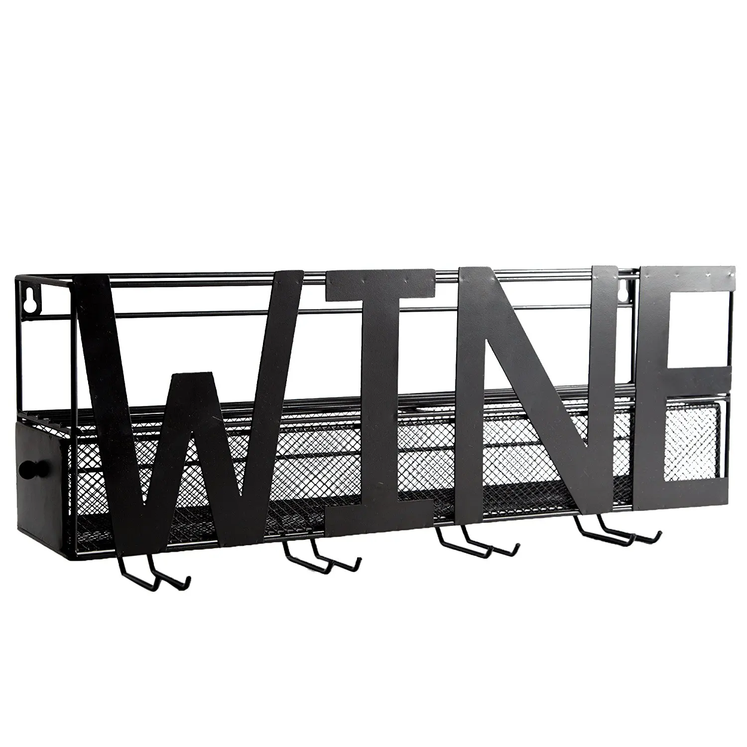 Heavyduty Black Metal Finish Metal Wine Rack Buy Metal Wine Rack,Decorative Wall Mounted Wine