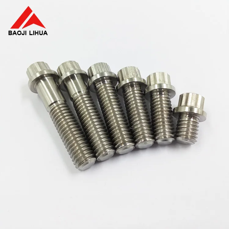 M7 rims bolts ,12 points titanium flange bolts for automobile