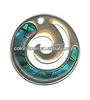 Silver Tribal Koru - constant motion,Handmade Carved "KORU" Pendant, New Zealand Maori Polynesian Necklace