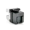 PE/ABS Fire Retardant CAT6 UTP Dust Proof Keystone Jack With Spring Shutter