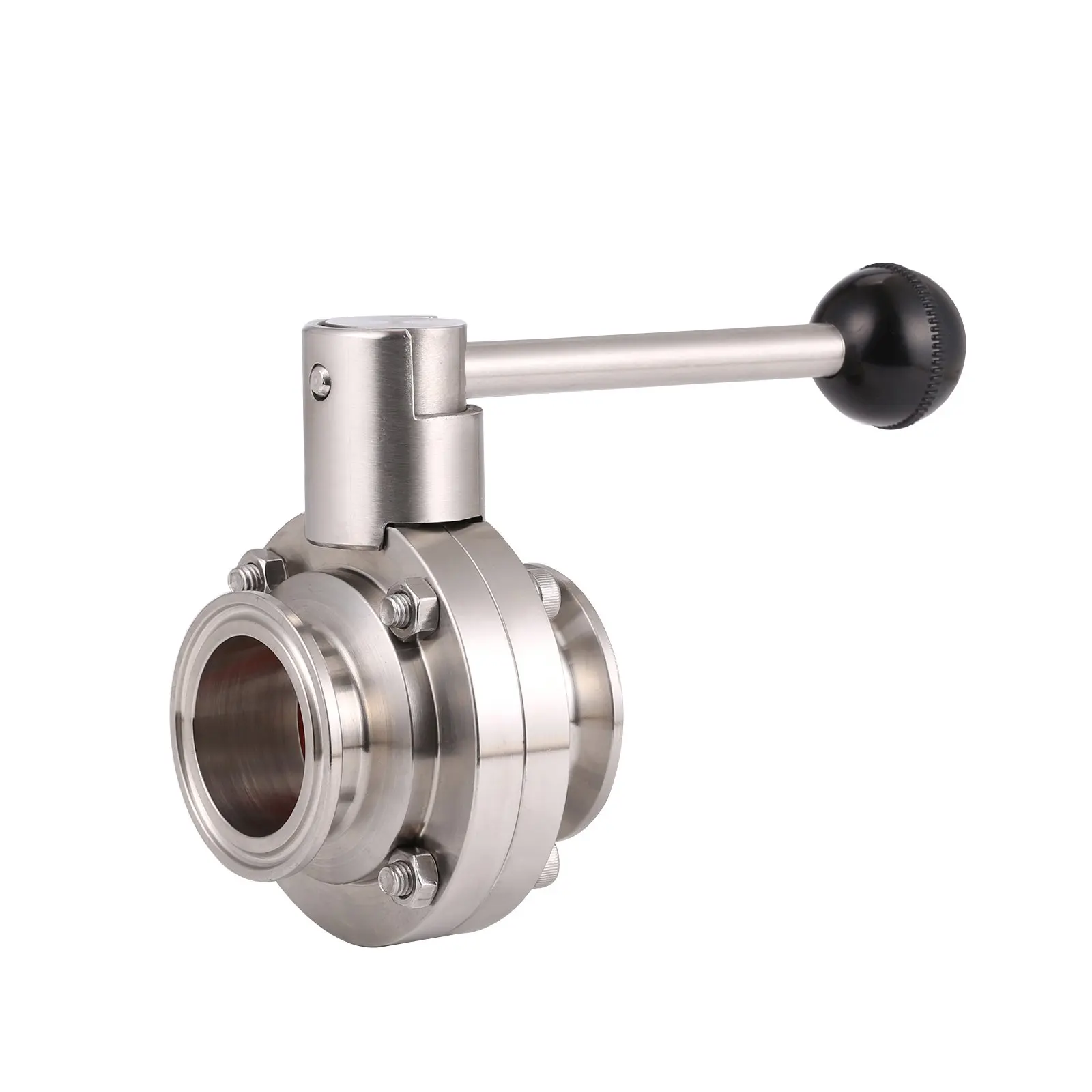 Trynox Clamp Sanitary Stainless Steel Butterfly Valve EPDM Seal 316L 3 Tri clamp Sanitary Fitting