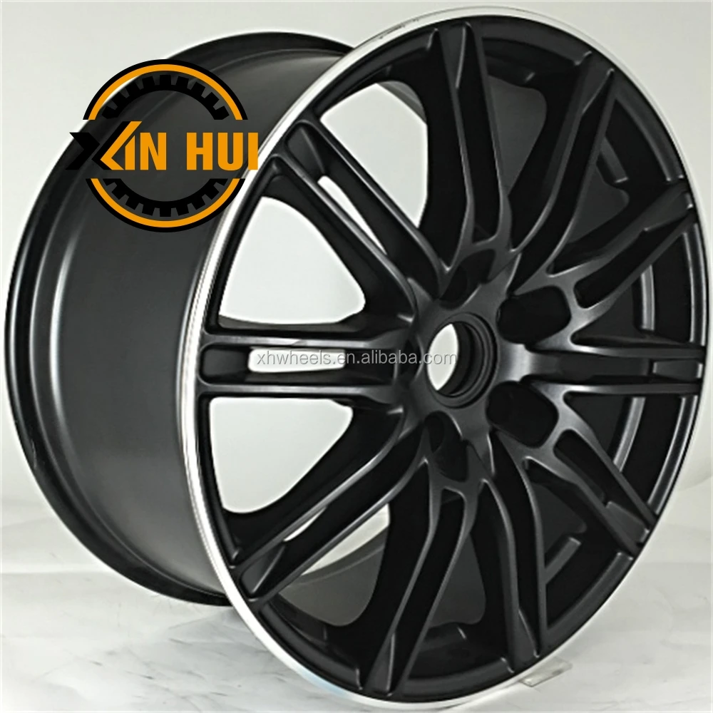 Source 18-22 inch aros de para autos hole jwl steel rim black colored car tires on