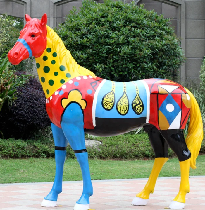 life size resin horse