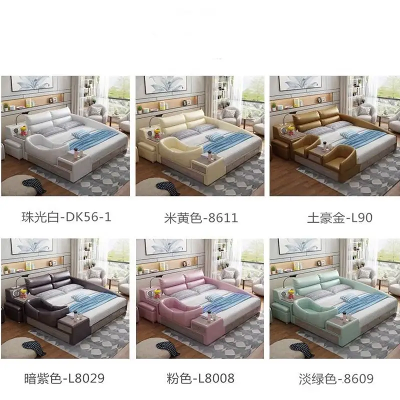 2019 hot sale safe high quality smart modern bed with baby cribs