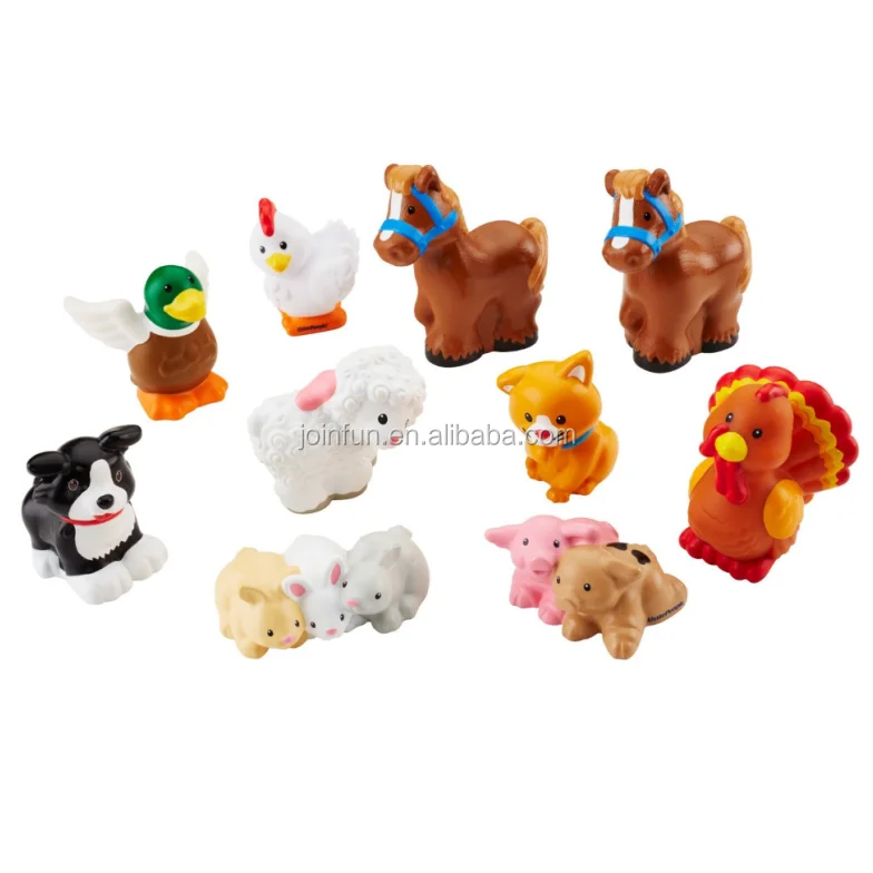 Custom Make Small Plastic Farm Animal Toys,Oem Design Cartoon Character Plastic Farm Animal