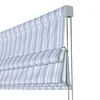 Vertical stripes Roman shades jalousie window security blinds for sale