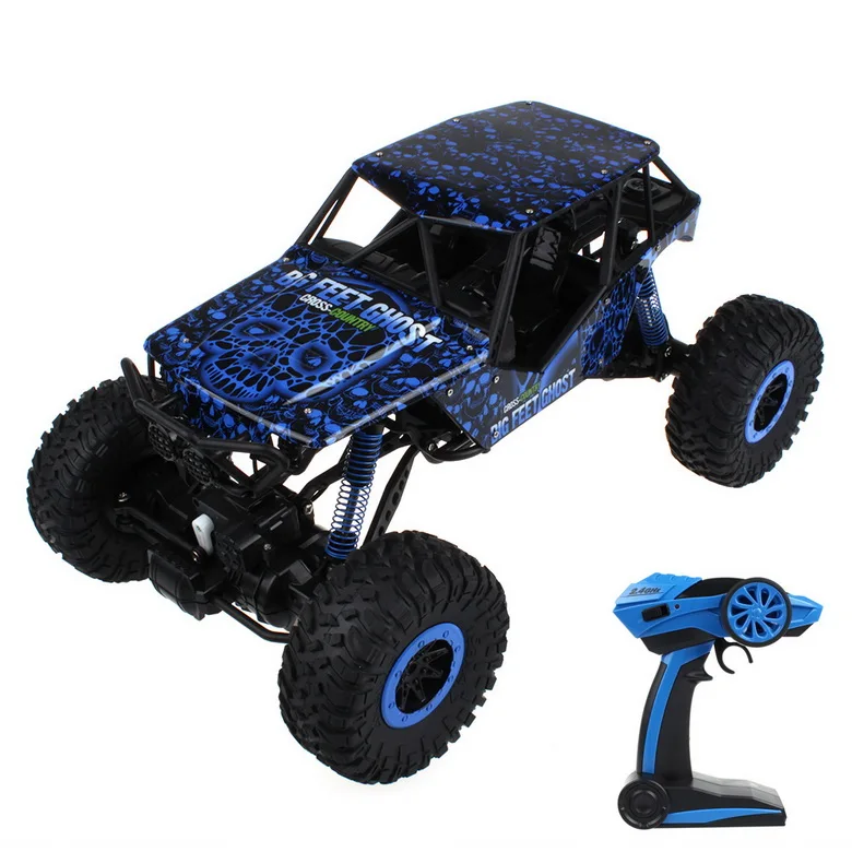 1:10 RC Rock Crawler Truck 4WD Rally Car 2.4GHz Remote Control RTR Blue New 