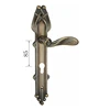 Unique Design Elegant 250~280mm Zinc Fancy External Plate Door Handle Luxury Door Pull Handle