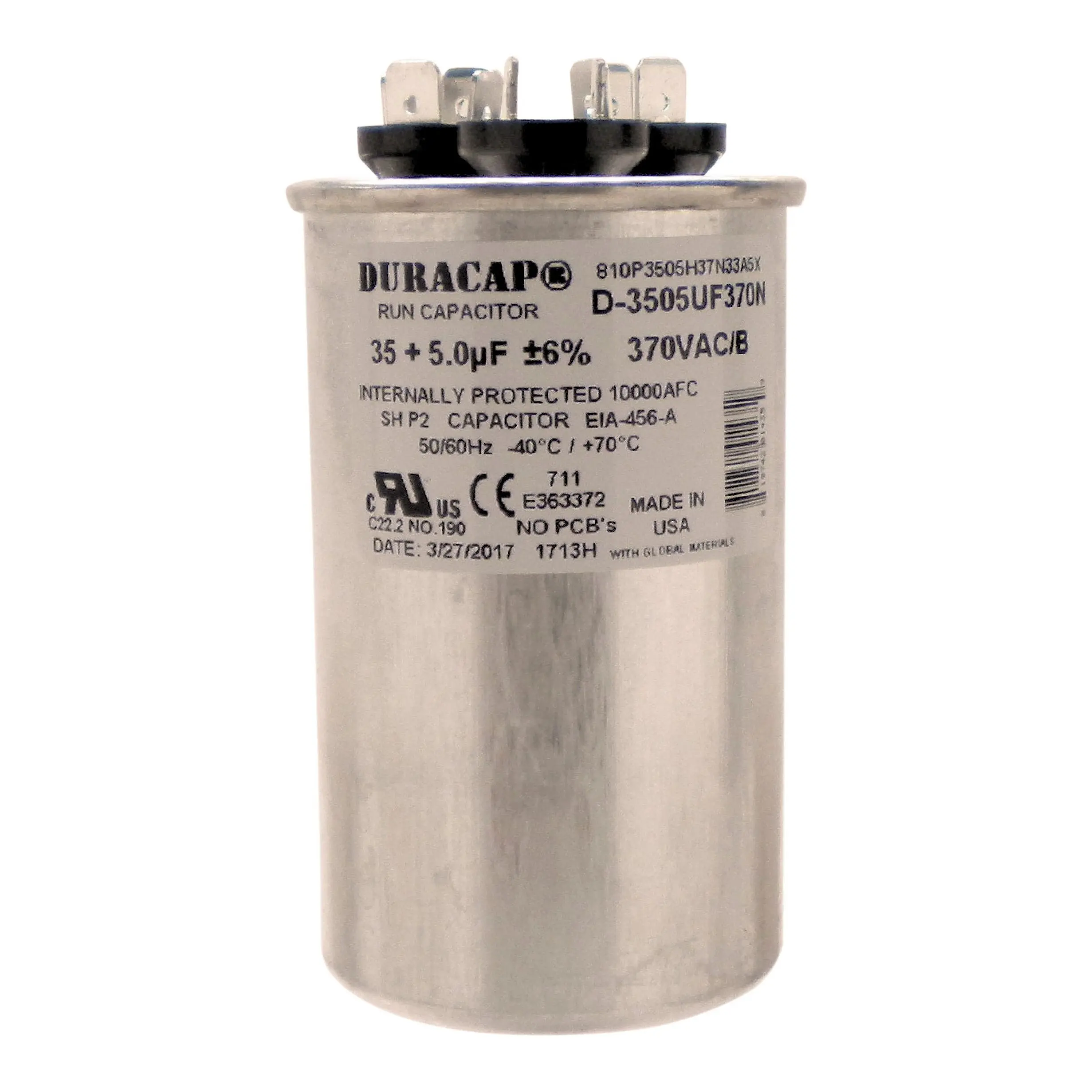 Janitrol Goodman Capacitor 35//5 uf 370 volt B9457-5300 Amana Dual Run MFD VAC