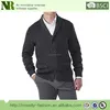 2016 NEW DESIGN open knit sweater designs for Men shawl-collar cardigan with button front