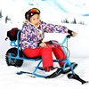 Children Snowmobile Skiing Snowboard Gasoline Fuel With Disk Brake Professional Skiing Motorcycle Sled Kids Skiing Board