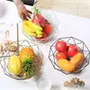2019 home decor wrought iron metal wire bowl fruit bread basket