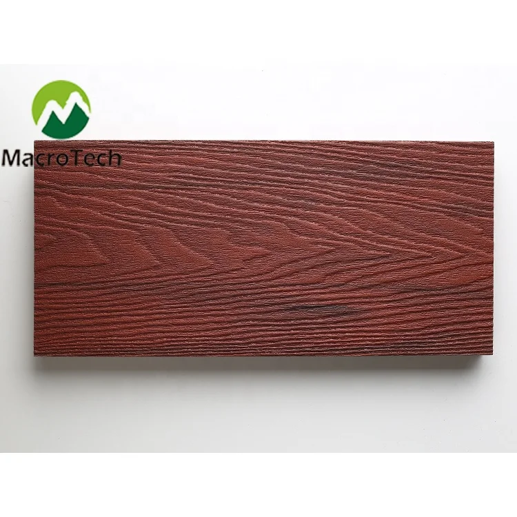 Macrotech decking Decorative china factory wpc decking timber wood plastic composite decking garden supply engineered flooring