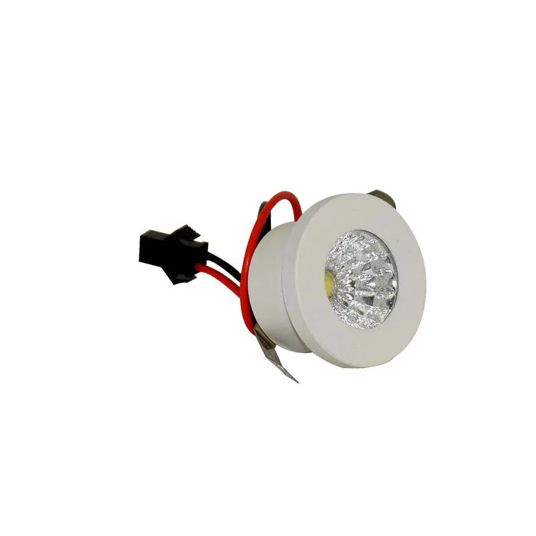 Recessed lighting 28mm cut out round square 1w small cob led downlight