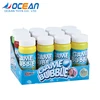 Kids like blowing bubbles toy 12pcs colorful bubble soap for China hot selling