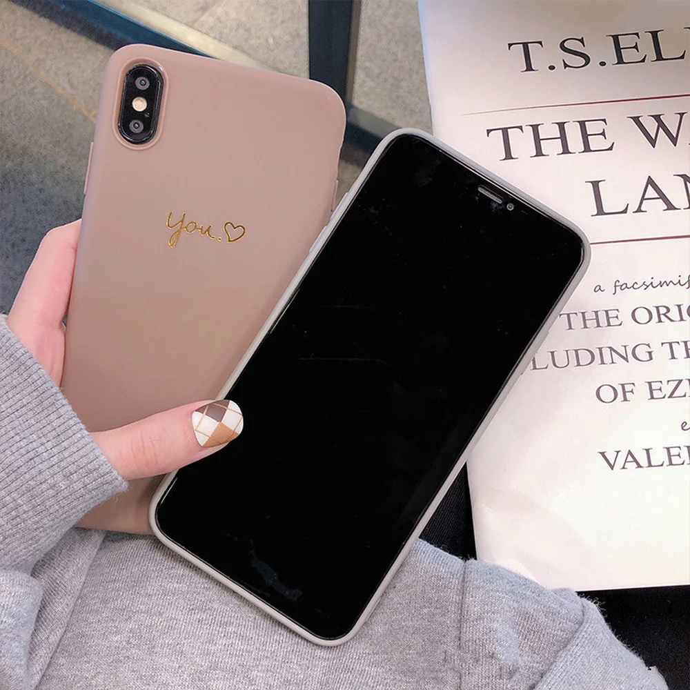 OTAO Gold Plated Phone Case For iphone 8 7 Plus 6 6s XR XS MAX X Bulk mobile phone shell