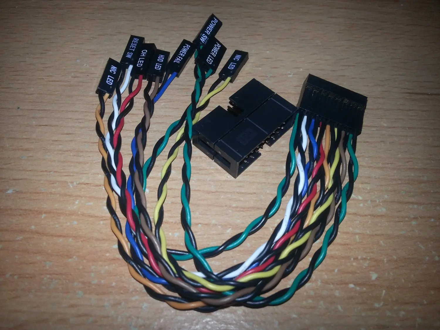 Supermicro CBL-0067 30 cm 20pin Split Front Panel Switch Cable