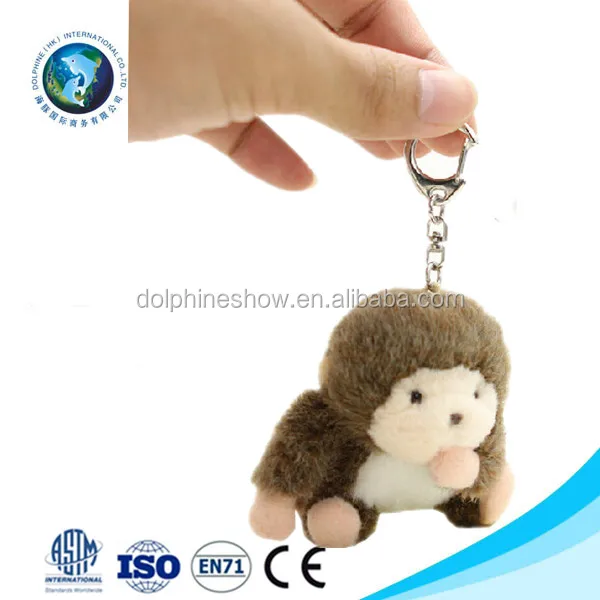 monkey plush keychain