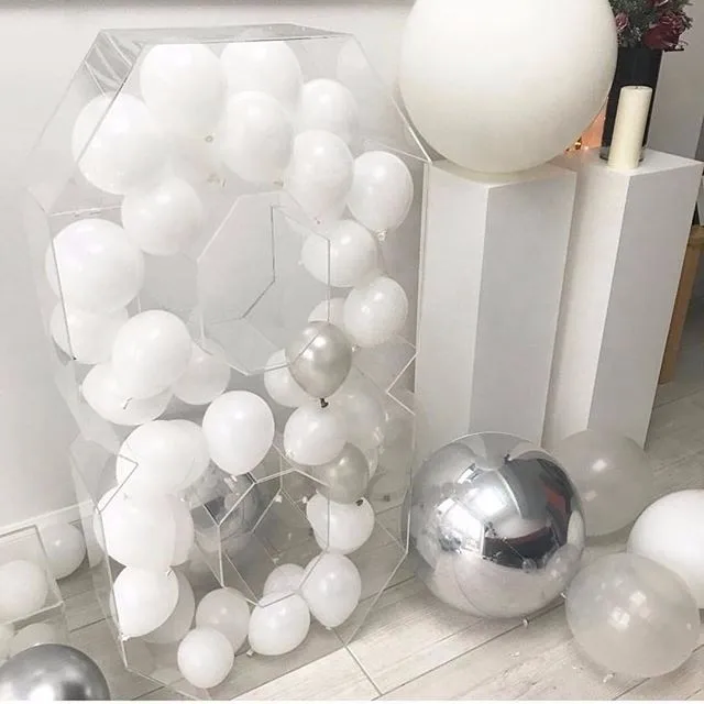 Clear Acrylic Hollow Balloon Numbers Balloon Decorations For Party Buy Acrylic Balloon Numbers