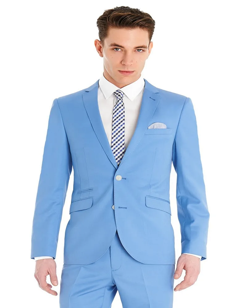 sky blue pent coat
