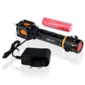 LED Outdoor Lighting Rivet Knife Alarm Linternas CREE XM L T6 Light Lamp with 18650 Battery
