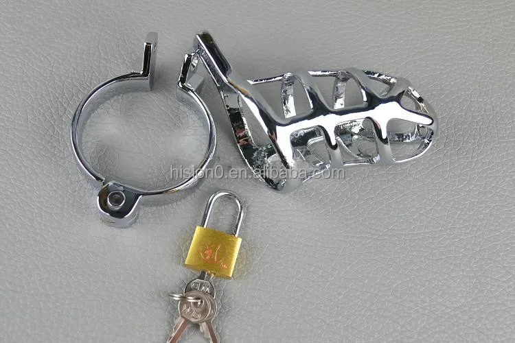 Cheapest Male Chastity With Ring And Padlock Cock Cage Sex Products Buy 