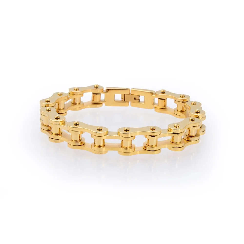 Fashion Edforce Stainless Steel Watch Chain Bracelet Men's Germanium