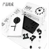 EVA Creative DIY Adhesive Figure Wall Clock For Home Decoration