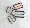 High quality zinc alloy 10mm/12mm/15mm bra adjuster slider with customized logo