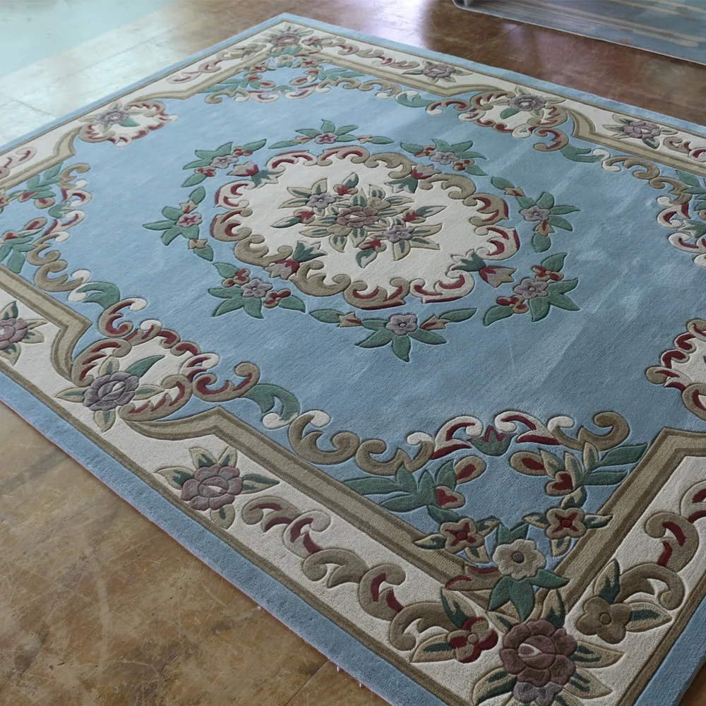 French Aubusson Style Wool Carpet For Hall,Hand Tufted Wool Carpet Aubusson Carpet Buy