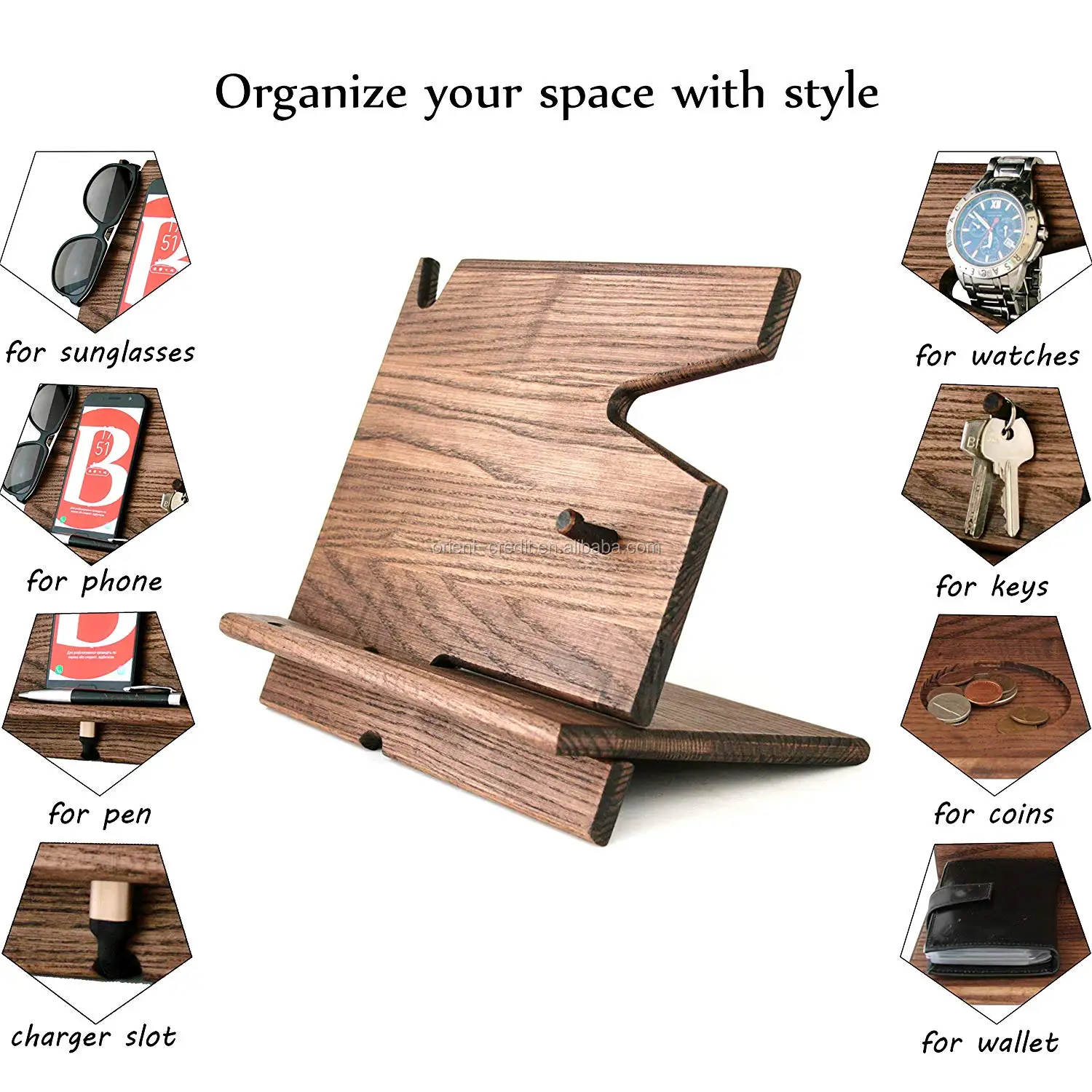 Wooden Cell Phone Stand Nightstand Multiple Charging Dock Watches Holder Wood Valet Key Tray Organizer Mens Gifts Buy Wooden Cell Phone Stand Wood Watches Holder Wood Valet Key Tray Product On Alibaba Com