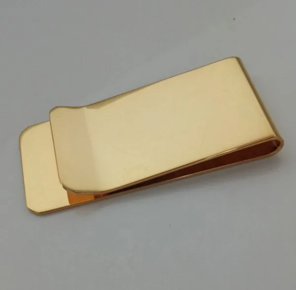 Custom Design Coin Bezel Pocket Cash Clip Blank Stainless Steel Metal