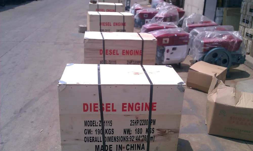 Zh1130 30hp Mesin  Diesel  Silinder Tunggal Mesin  Diesel  