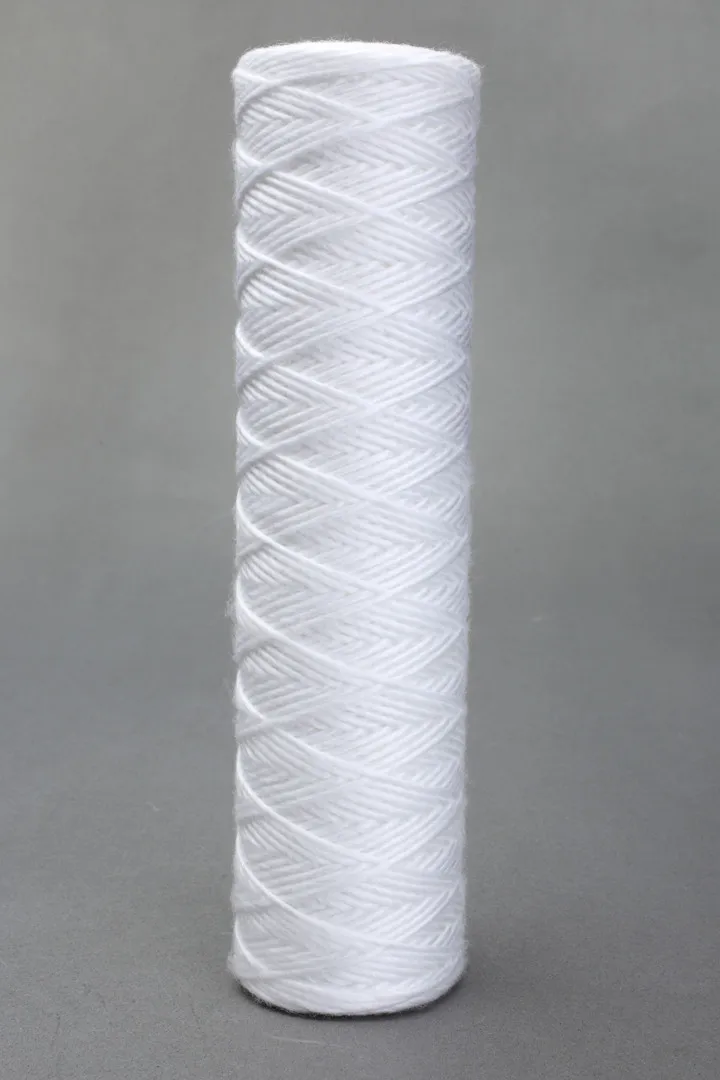 40 inch 5 micron string wound filter cartridge for water treatment