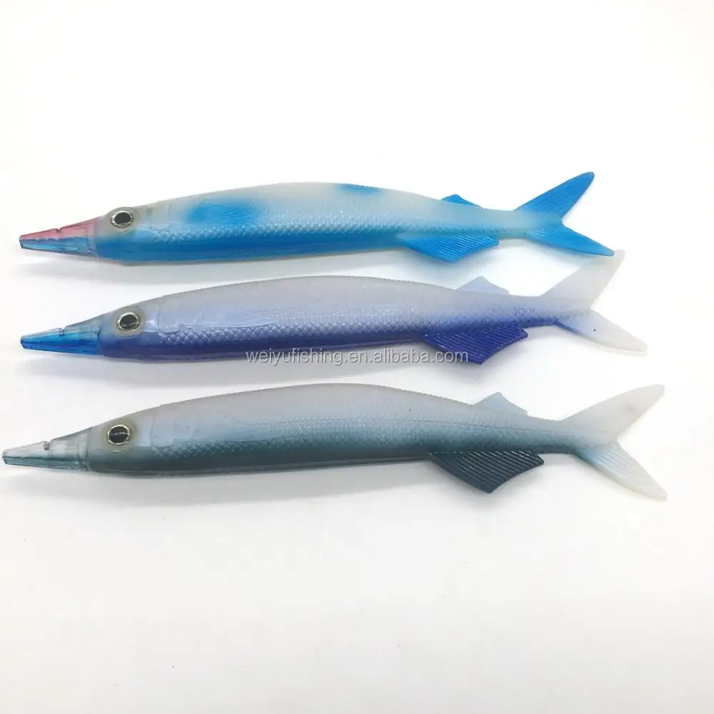 Garfish Soft Lure Soft Plastic Fishing Lures Bass Fishing Saltwater