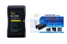 ROLUX free shipping DSLR 190wh camera v mount battery V lock camcorder battery (charger is not included)