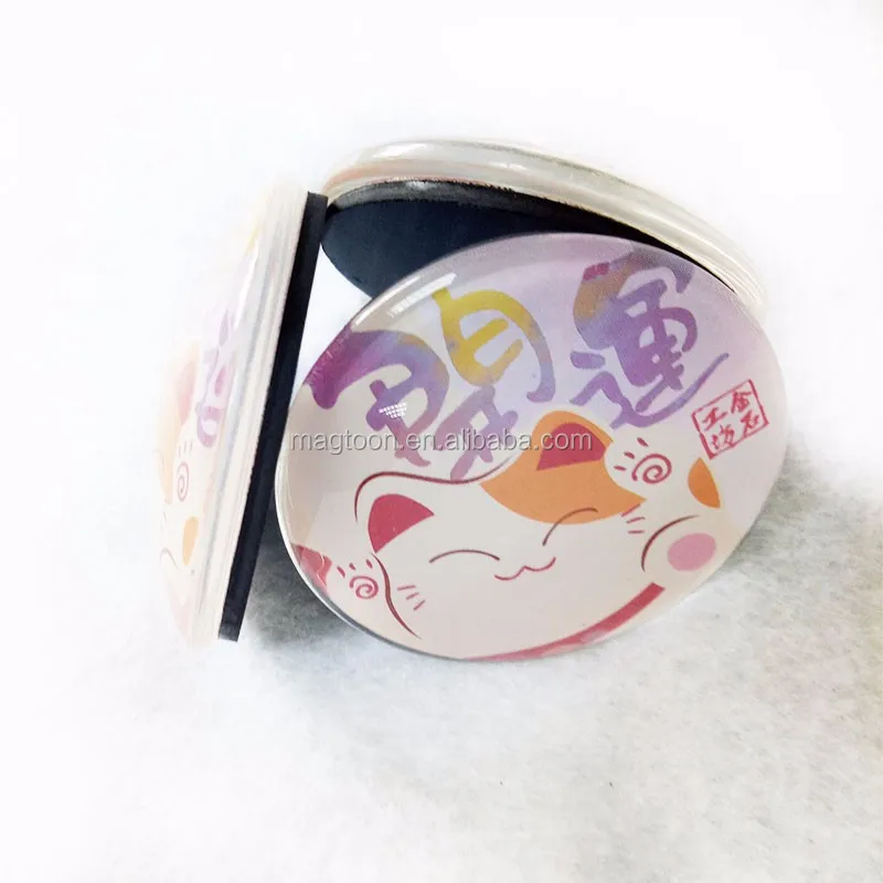 custom 3d fridge magnets,glass fridge magnet,round dome fridge magnets